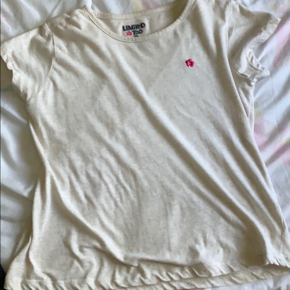 Cream t shirt